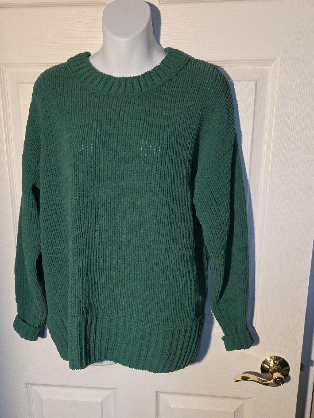 Aerie Emerald Green Knit Sweater Sz S NWT
